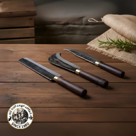 നാടൻ കറിക്കത്തി മീഡിയം സൈസ് കോംബോ (Courier Charge free in kerala )