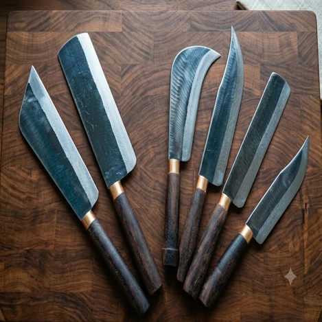 Vegetable cutting knives Family combo